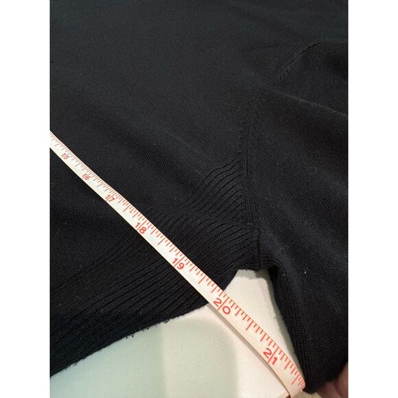 JM‎ Collection Women's Turtleneck Sweater Size XL Black Long-Sleeve - Picture 7 of 8